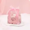 Caixas de Doces de Casamento de Luxo, Caixas de Presente de Embalagem de Doces de Casamento de Nicho, Caixas de Doces de Casamento Frescas e Simples, Sacolas de Presente e Sacolas de Doces