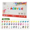 Marcador de Pintura Acrílica Líquida de Color Intenso Punta Suave Sin Presión para Estudiantes Arte DIY Pintura Dibujo a Mano Alzada Graffiti
