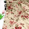 Tela de Algodón Brocado Floral Vintage Nuevo Estilo Chino Estampado Digital Top para Vestido Qipao Tela Hanfu Hecha a Mano para Bricolaje