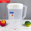 Jarra de Agua Fría en Stock para Uso Doméstico, Tetera de Acrílico con Escala, Tetera con Infusor de Té Resistente a Altas Temperaturas para Uso Comercial en Restaurantes