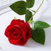Simulación Rosa Sencilla de Franela Rosa Pared de Flores Cascada Decoración para el Hogar Boda Día de San Valentín Flor de Simulación Flor Falsa