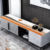 Móvel de TV de couro PU de luxo leve mesa de jantar toalha de mesa à prova d'água à prova de óleo descartável doméstico capa de mesa de jantar tapete de mesa