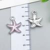Accesorios para Joyería DIY K Blanco Gota de Aceite Aleación Estrella de Cinco Puntas Corona Colgante Mixto 100 Estilos Colgante para Pulsera Collar