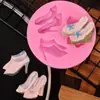 West Point Ferramentas de Confeitaria Salto Alto Pés Molde de Silicone Dobrável Açúcar Bolo Chocolate Molde Sabonete Artesanal