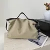 Bolsa de lona estilo japonés y coreano, una bolsa de nicho para mujer de gran capacidad, simple y a la moda, adecuada para uso casual y como bolsa de estudiante