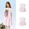 Ropa Infantil Balabala Vestido para Niña 2025 Nuevo Vestido de Verano Textura de Burbuja Vestido de Princesa
