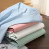 Camiseta de Verano Versátil de Manga Corta con Logo Impreso Personalizado, Algodón de Xinjiang, Ropa de Trabajo Corporativa, Ropa para Eventos de Team Building, Camiseta de Cuello Redondo de Gama Alta, Venta al por Mayor