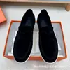 Sapatos Mocassins Novos de Alta Qualidade da Marca H Transfronteiriços Couro Genuíno Masculinos Casuais Versáteis Slip-On Sapatos Preguiçosos Femininos Esportivos Sapatos de Casal