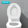 Capas de assento de vaso sanitário de espuma, anéis de vaso sanitário de espuma macia, atacado, estilo antigo, espessados, espuma macia, azul e branco, capas de assento de vaso sanitário macias