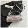 Nuevo Bolso de Mano Cilíndrico de Lunares Elegante para Mujer 2026 Modelo Nuevo Lindo de Alto Valor con Lazo Bolso Cruzado para Salidas