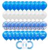 Kit de globos para la temporada de regreso a clases, superventas en Amazon, globos de confeti de oro rosa de 12 pulgadas, suministros para decoración de fiestas escolares