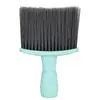 Salão de Beleza Pincel de Maquiagem Colorido Escova de Cabelo Barbearia Escova de Corte de Cabelo Cabo-Estilo Escova de Cabelo com Cerdas Macias