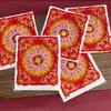 Promoção Quente Xizang Nepalês Thangka Pintado à Mão Puro Deus Vermelho da Riqueza Mantra Núcleo de Cartão 4*5