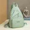 Dropshipping Internacional Bolsa de Peito Feminina Sensação de Alto Padrão Bolsa Transversal de Peito Grande Capacidade Casual Ombro Único Esportes ao Ar Livre Simples