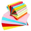 Cartón Rígido Colorido 200g Set Cuadrado de Recorte de Papel Hecho a Mano DIY para Niños de Preescolar Set de Origami de 10 Colores
