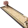 Alfombrilla Retro Estilo Americano para Aparador, Alfombrilla de Mesa de Lujo Ligero y de Gama Alta, Alfombrilla Resistente al Calor, Alfombrilla de Protección de Mesa Resistente a Altas Temperaturas, Mantel Anti-Suciedad