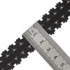 Em estoque 2cm Coroa Bilateral Dentes Renda Elástica Punho de Saia Faixa Elástica Roupa Íntima Calcinhas Acessórios de Renda