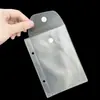 Saco Plástico Transparente de PVC com Fecho de Pressão Saco de Embalagem Plástica Saco de Presente de PVC Saco Divisória Saco de Armazenamento
