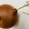 Accesorios para Juego de Té Kung Fu Tetera Yixing Totalmente Hecha a Mano con Herramientas Varilla de Cobre para Boquilla 3mm 4mm 5mm