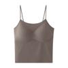 Camisola Versátil de Verão Feminina Taça de Ar Manutenção Roupa Íntima Roupa Exterior Anti-Exposição Top Modelador