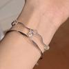 Juezi Superpuesto ~ Pulsera de Amor Piedra Lunar Temperamento de Nicho Sentido Avanzado Pulsera Retorcida Nueva China Simple y de Moda
