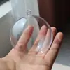 Bola transparente casca de bola de plástico bola acrílica bola oca pingente de bola pingente de bola para pendurar jardim de infância criação ambiental bola de Natal