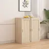 Gabinete de Almacenamiento con Puerta Corredera, Gabinete de Protección Solar para Balcón, Gabinete para Ventana de Mirador, Gabinete Bajo, Gabinete de Almacenamiento Multicapa Ahorrador de Espacio, Armario Bajo de Madera Maciza