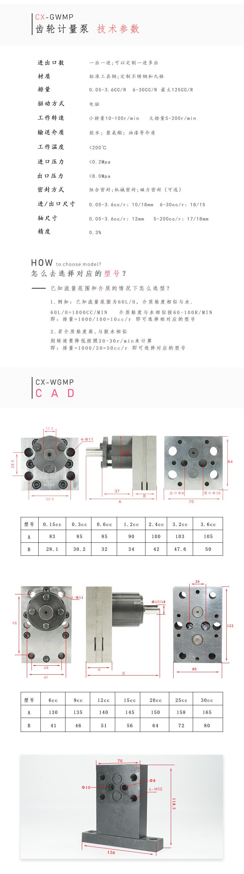 聚氨酯齿轮计量泵 热熔胶机灌胶机齿轮泵 聚氨酯发泡剂纺丝计量泵
