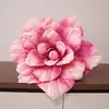 Flores de magnolia de terciopelo estilo europeo y americano para decoración de bodas, telón de fondo para eventos grandes, escaparate, flores artificiales vintage