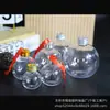 Botella de Plástico de 100ml Botella Esférica Decoración Navideña Bebida de Jugo Frasco para Dulces Botella Redonda Desechable para Empaque