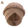 Fornecimento Transfronteiriço Chapéu Turbante Plissado Trançado Espesso Estilo Boêmio Turbante Étnico Jdt-429H