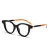 Nuevos Marcos Planos Transfronterizos Europeos y Americanos para Hombres y Mujeres, Marcos de Gafas Retro Personalizados Ojo de Gato, Gafas Planas Modernas Ins de Luz Azul