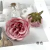 Cabeza de flor de rosa artificial pequeña con centro abierto, pasador de flor falsa Austin para manualidades, accesorio para corona, accesorio para fotografía en casa
