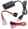 Adaptador de linha de unidade fácil USB para IDE/SATA de três portas para disco rígido de 2,5 polegadas/3,5 polegadas
