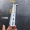 Suporte de Parede para Coluna de Perfil Angular Acessórios Suporte para Coluna de Ponte Metálica Coluna de Perfil Angular Galvanizado a Quente