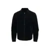 Chaqueta Auticup Otoño Nuevo Estilo Cuello Alto Ajustada Chico Duro Safari Gamuza Sintética Solapa Cremallera Corta para Hombre