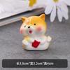 Regalos Creativos de Comestibles de Estilo Japonés Calentando Flores Mascota Chai Perro Daiji Animal de la Suerte Adornos de Cerámica