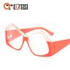 Nuevas gafas de sol con montura multicolor irregular para desfiles de moda europeos y americanos, gafas de sol para mujer 6923