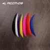 Forma de Golfinho Peru Pena Real 4 polegadas Gota d'Água Pena de Peru Arco Recurvo Composto Caça Acessórios de Arco e Flecha Tradicionais Transfronteiriço