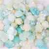 Princesa Sirena Macarrón Flor Mariposa Mixto Barroco Iridiscente Escarchado Hecho a Mano DIY Cadena para Funda de Teléfono Accesorios