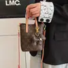 Bolso Pequeño de Moda de Alta Gama para Mujer 2025 Nuevo Bolso Retro Estampado para Teléfono Móvil Bolso de Hombro de Lujo Accesible Bolso Cruzado