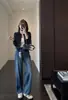 Zedaijiai: Ajuste perfecto, alarga las piernas, alta calidad, adelgazante, tiro alto, pierna recta, pierna ancha, jeans para mujer, nueva colección otoño e invierno