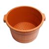 Balde Espessado para Imersão dos Pés com Massagem nos Acupontos Balde Especial de Plástico para Terapia dos Pés Bacia para Fumigação e Preservação da Saúde para Uso Doméstico