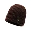 Gorro de lana de invierno con ala para proteger las orejas para hombres de mediana edad y ancianos, gorro de tigre para ciclismo al aire libre, gorro de punto de una sola pieza que protege el cuello