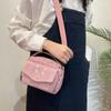 Bolsa de Lona para Niña Linda 2022 Nueva Estilo K Ins Estilo Japonés Harajuku Bolsa de Mensajero de Lona Bolso de Hombro para Estudiante