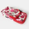 Bolsa de mão fácil de carregar, três camadas de armazenamento, bolsa pequena para celular, bolsa de troco