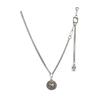 Collar de gato de chica genial ~ cadena de acero de titanio estilo ins viento frío disco diseño nicho cadena para clavícula cadena para suéter