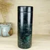 Jade genuíno jade do Xizang pedra do rei da medicina xícara de chá de jade prática conjunto de chá de jade do Xizang pedra do rei da medicina xícara de kung fu preto verde
