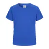 Camiseta de secado rápido para niños, hecha a medida, uniforme para clase de kínder, algodón puro, adecuada para actividades al aire libre en campamentos de verano, conjunto a juego para padres e hijos, manga corta con estampado de logo