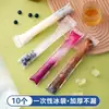 Bolsa de Gelo Descartável DIY Caseira Bolsa para Gelo Picado Molde para Picolé Bolsa Espessa Selada para Cubos de Gelo Pingente de Gelo
